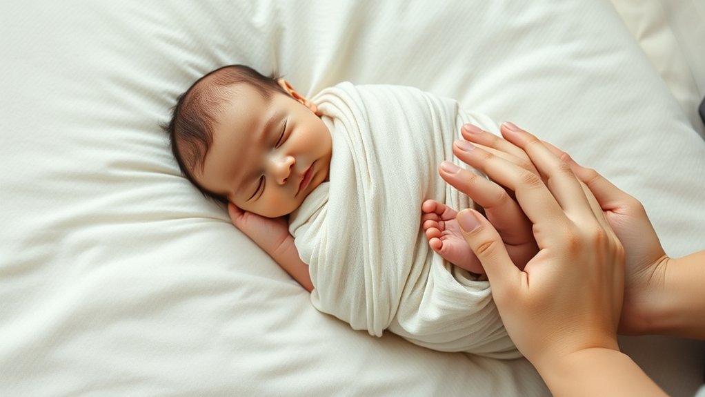 swaddling supports sensory regulation