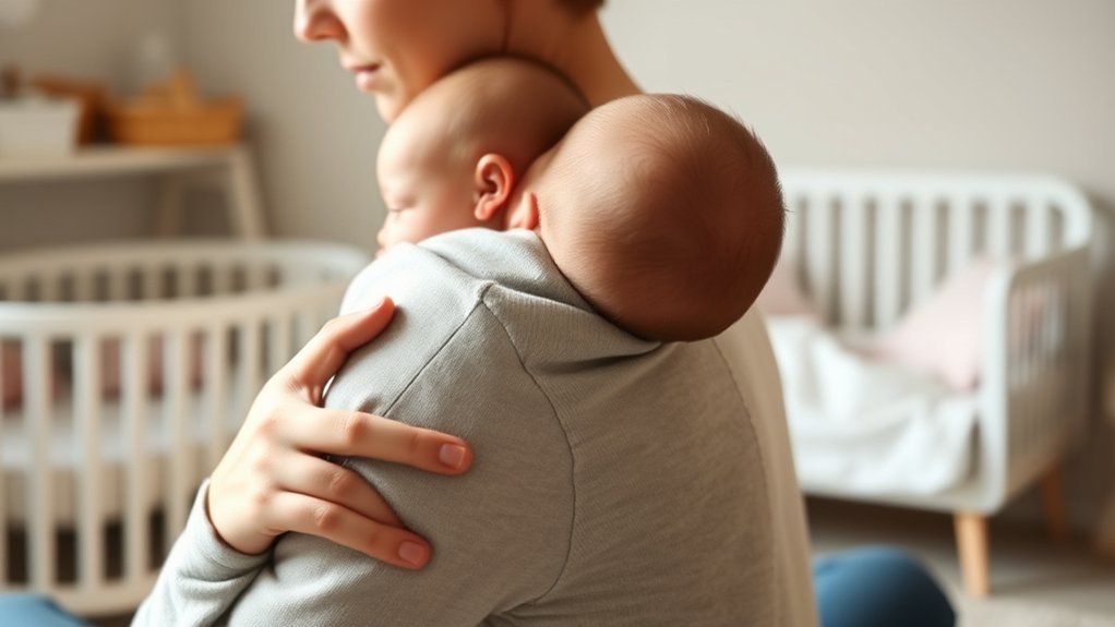 upright holds reduce spit up