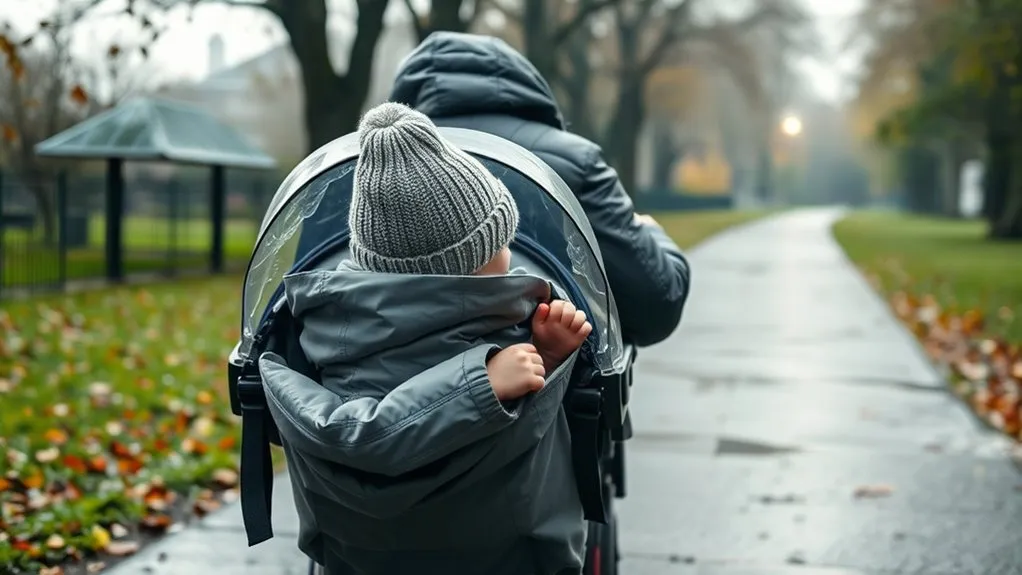 weather appropriate baby walks