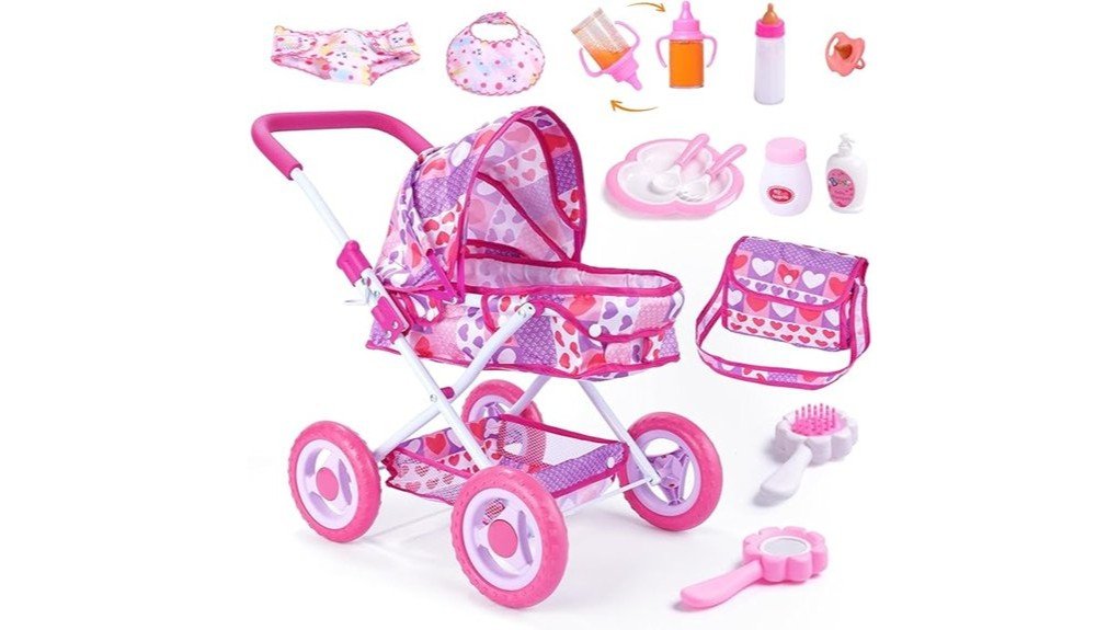 adorable baby doll stroller