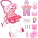 adorable baby doll stroller
