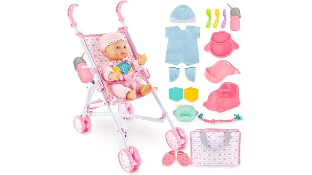 adorable doll stroller review