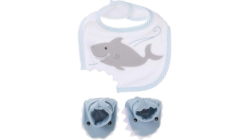 adorable shark themed baby towel