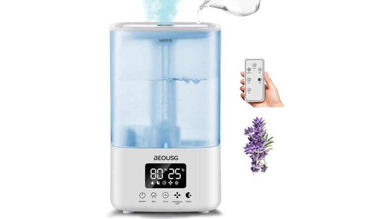 beousg ultrasonic humidifier review