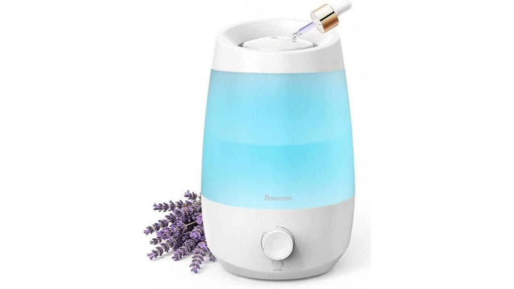 breezome 2 5l humidifier review