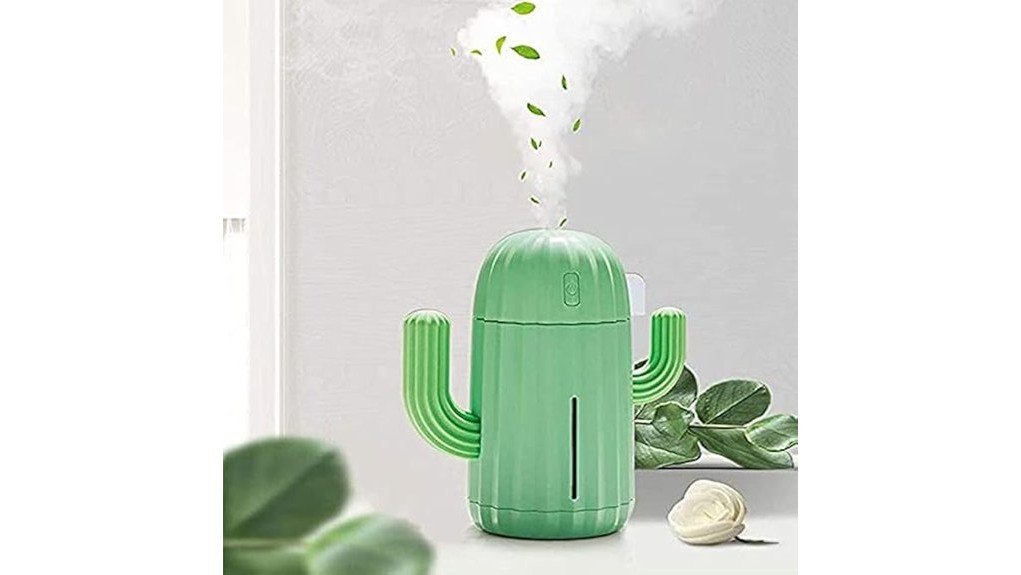 cactus themed mini humidifier review