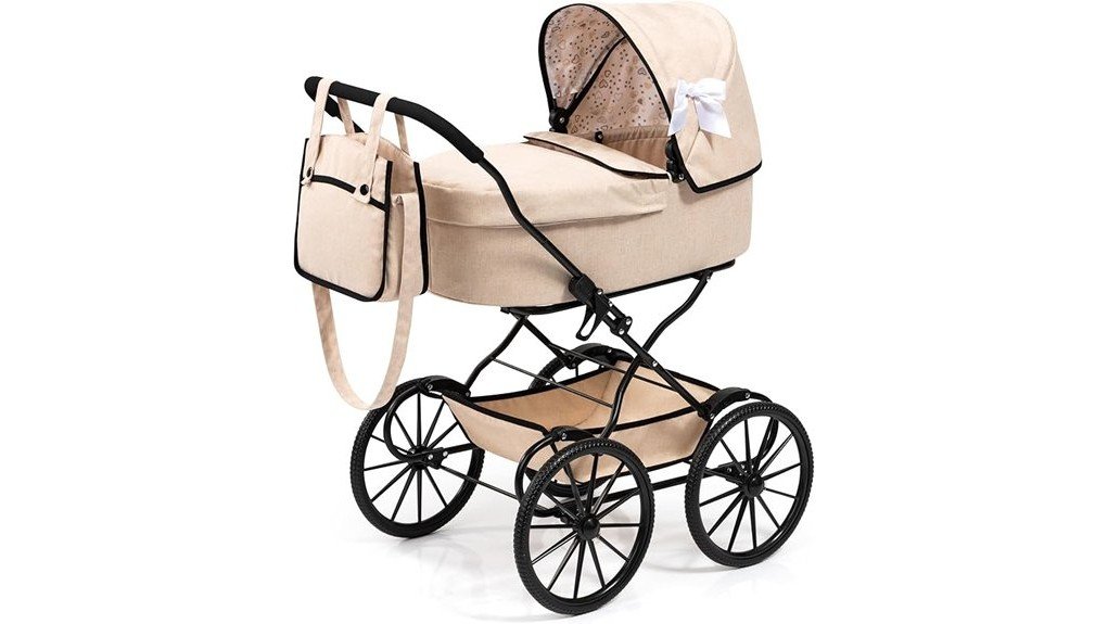 charming retro baby stroller