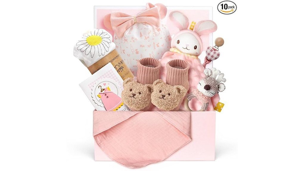 charming strawberry themed baby gift