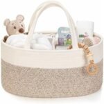 chic diaper storage solution