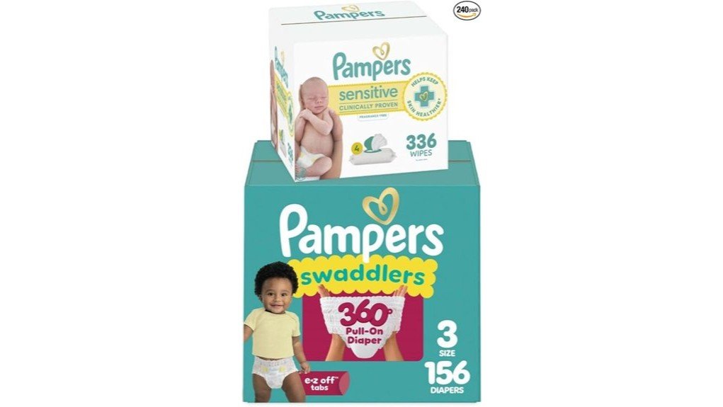 comfortable and convenient diapers