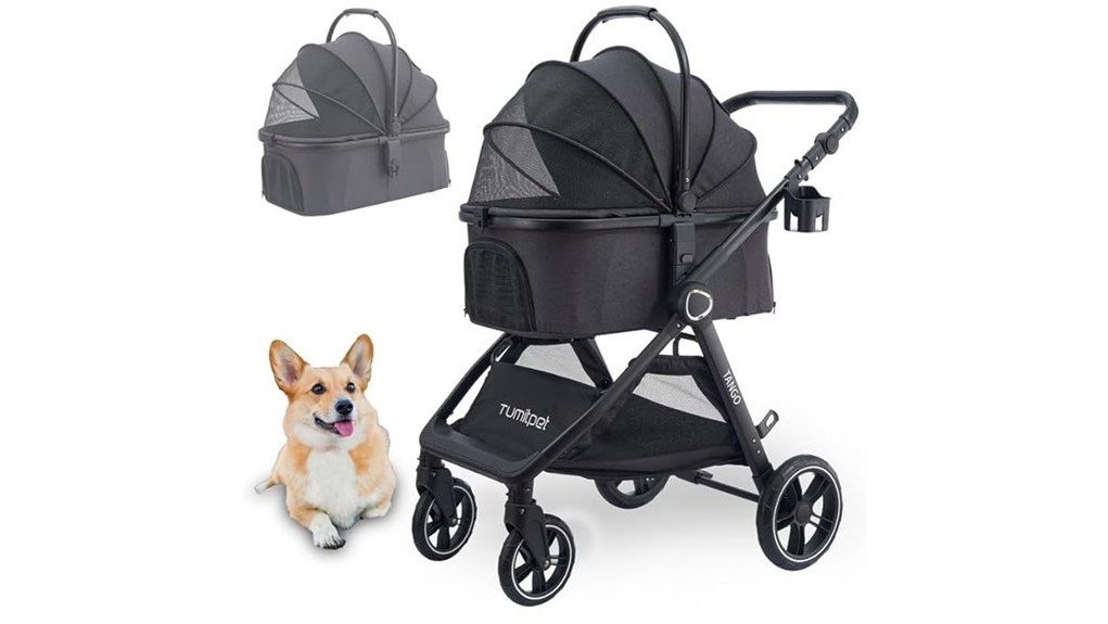 comfortable and convenient pet stroller