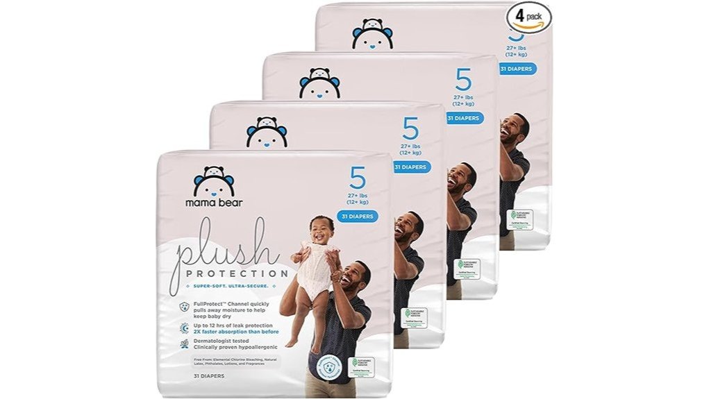 comfortable and protective diapers