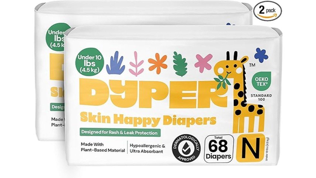 comfortable and protective diapers