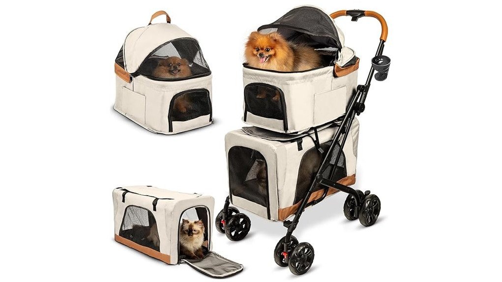 comfortable dual pet transport