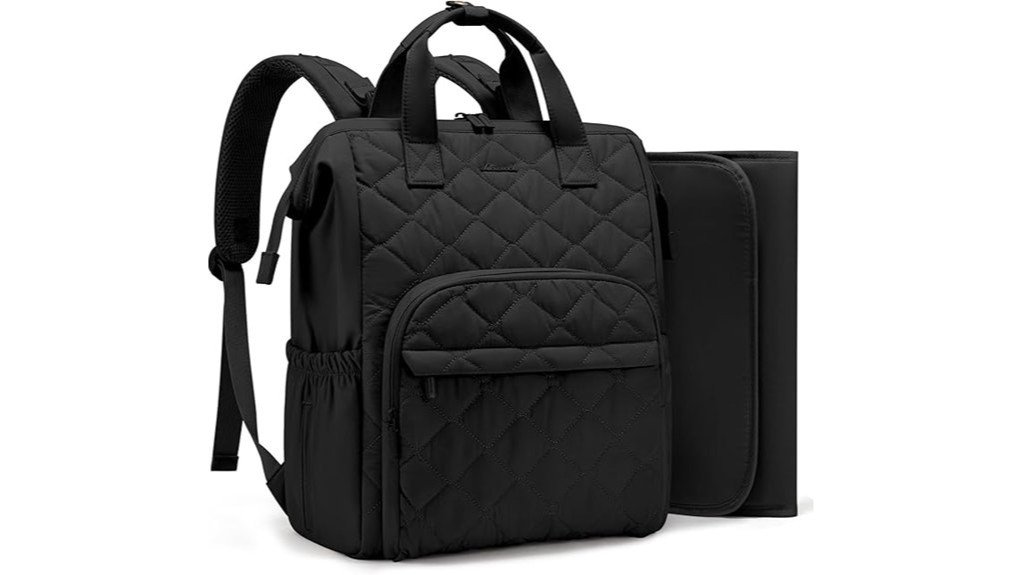 compact and stylish diaper bag