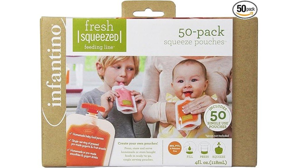 convenient baby food storage