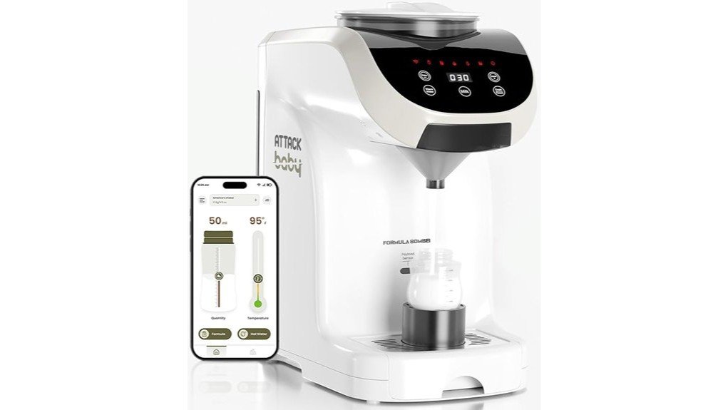convenient baby formula maker