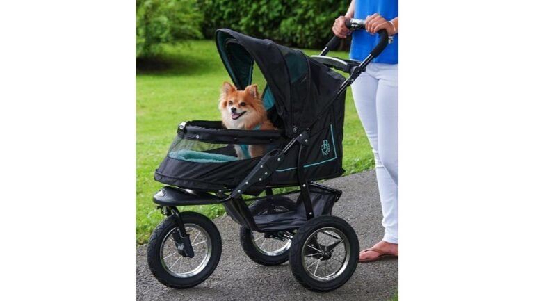 convenient easy access pet stroller