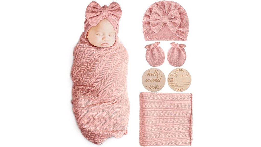 cozy newborn blanket set