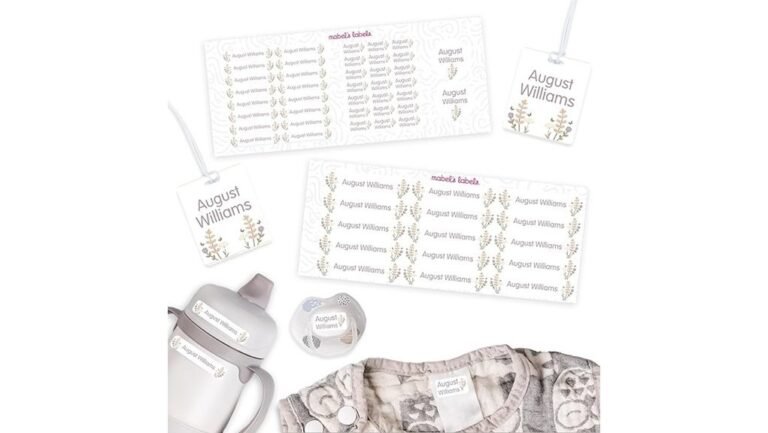 custom baby name labels