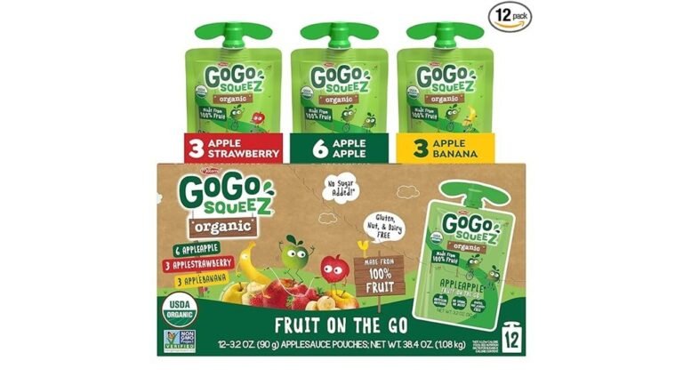 delicious organic applesauce snack