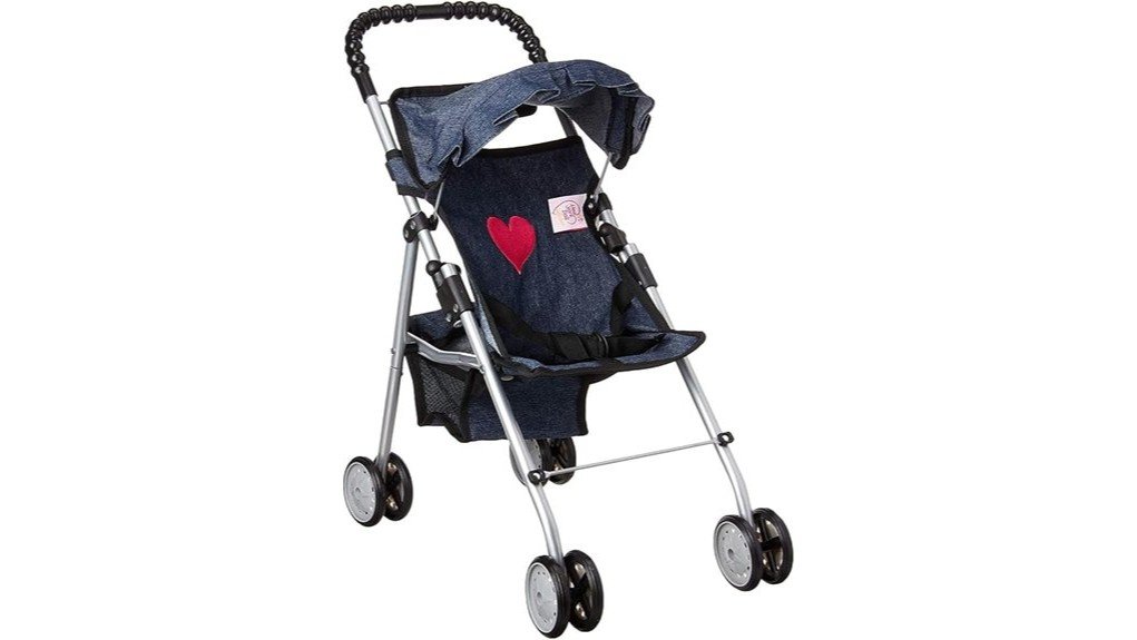 denim doll stroller review