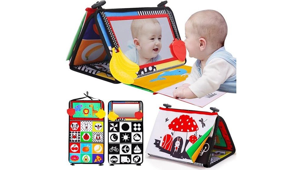 engaging tummy time mirror