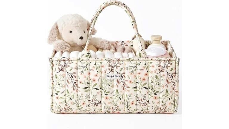 floral diaper caddy review