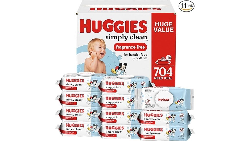 gentle and effective wipes