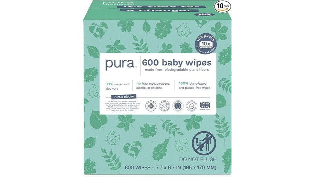 gentle and effective wipes