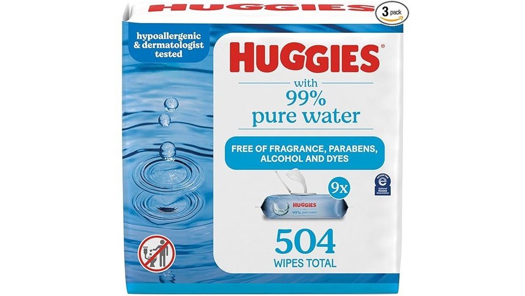 gentle pure baby wipes