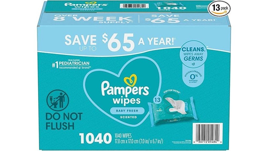 gentle scented baby wipes