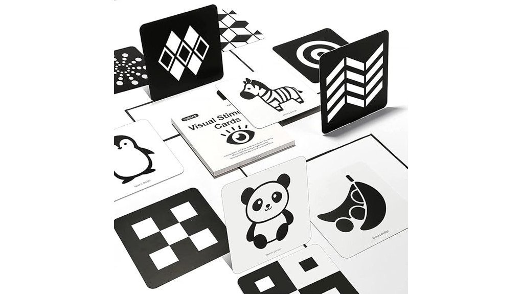 high contrast baby flashcards