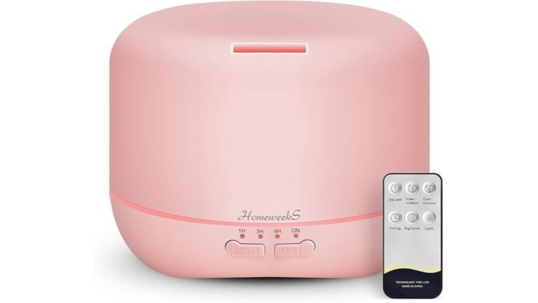homeweeks essential oil diffuser