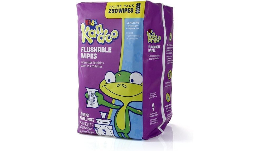 kid friendly flushable hygiene solution