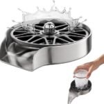 kitchen sink glass rinser