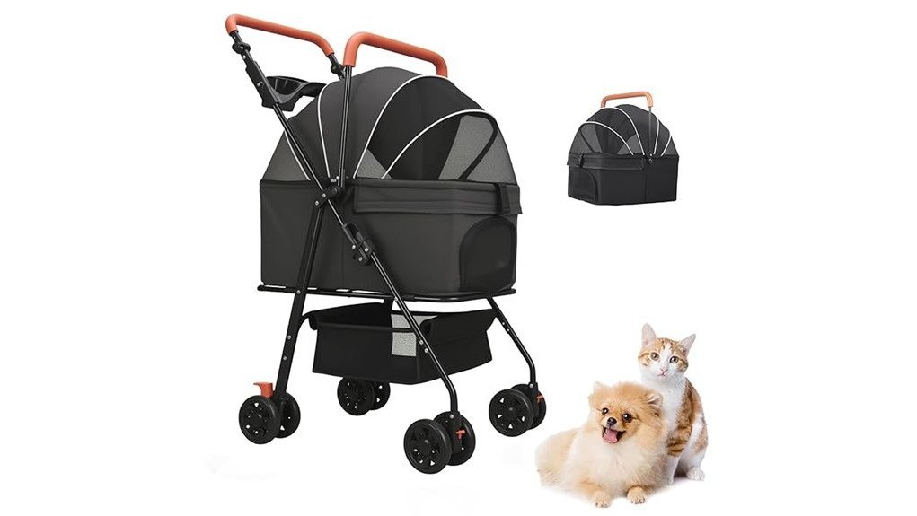 medium small dog stroller