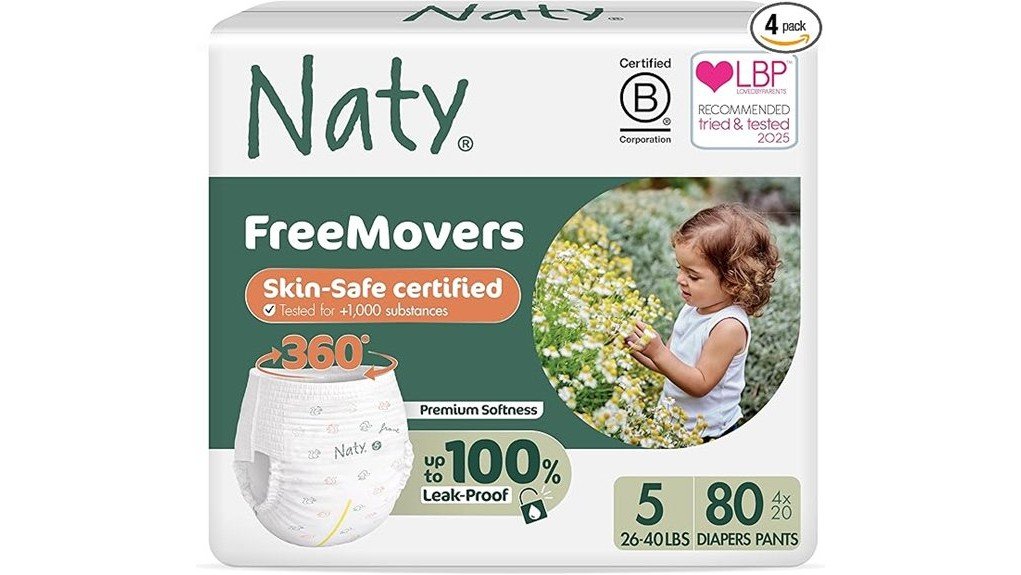 naty freemovers training pants review