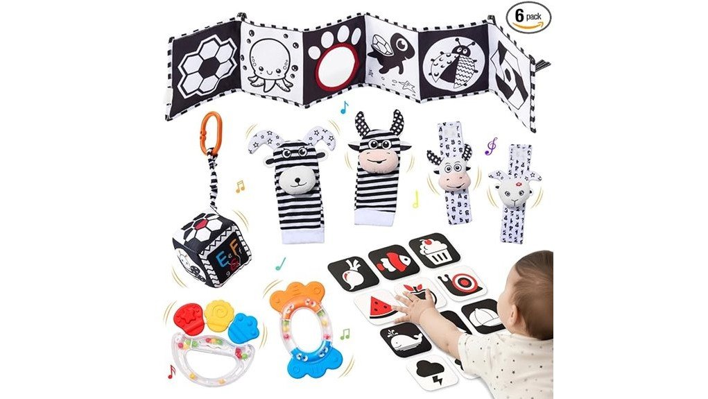 newborn sensory toy set