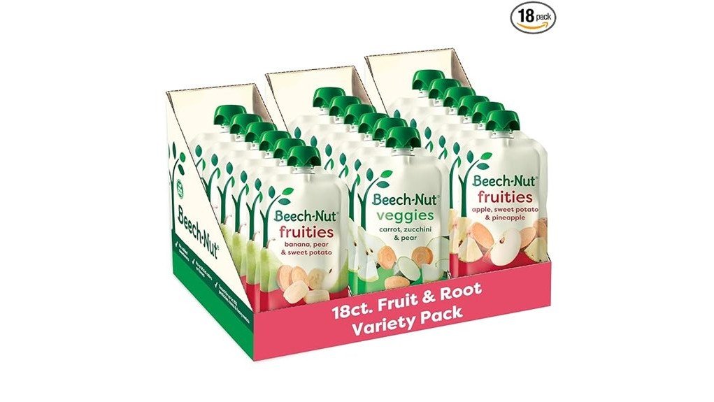 nutritious baby food selection