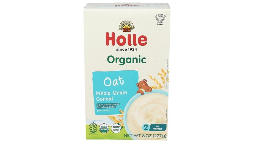 nutritious organic oat cereal