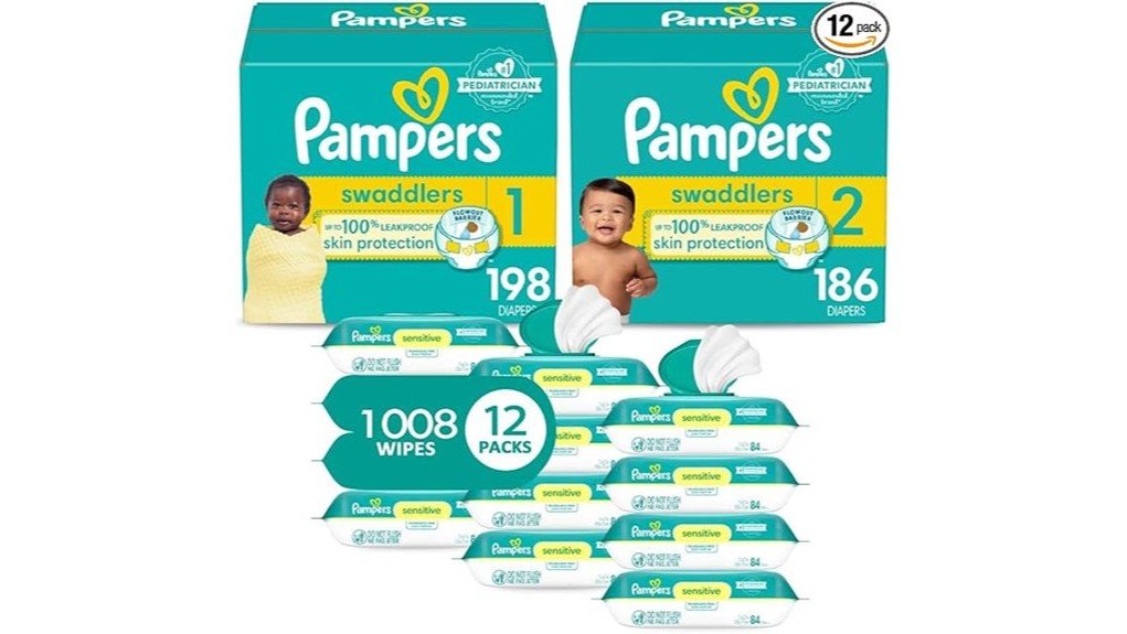 pampers diapers and wipes