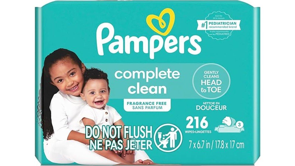 pampers wipes effective and gentle