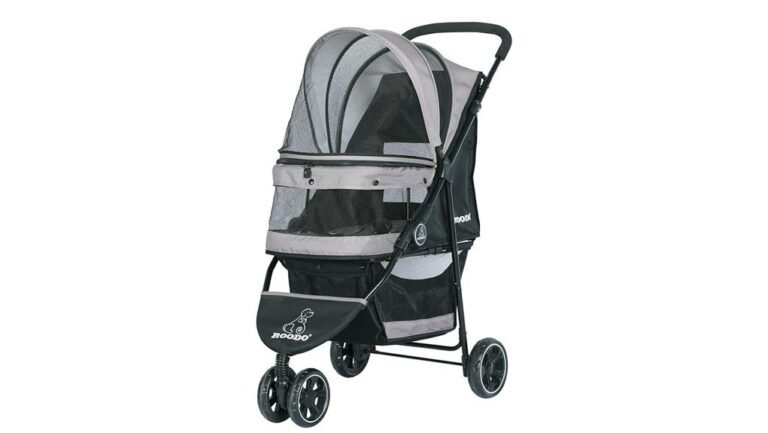 pet friendly three wheel stroller