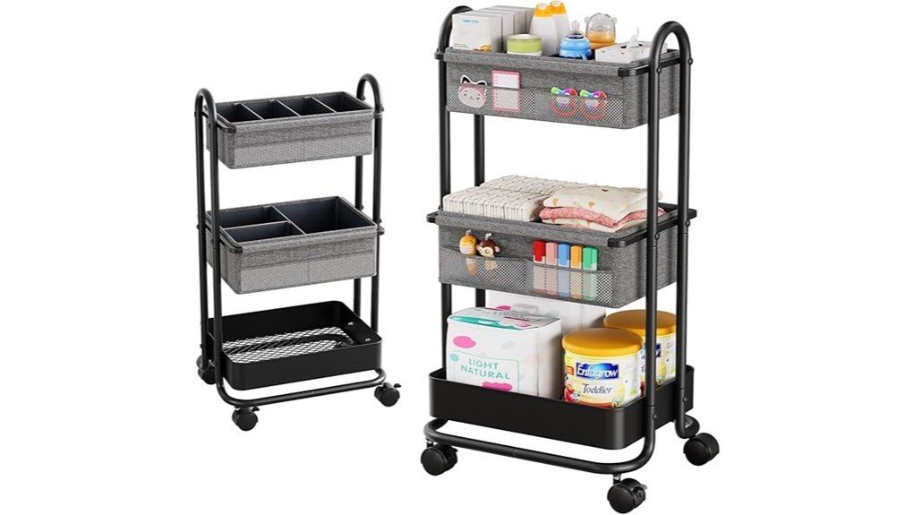 practical baby diaper storage