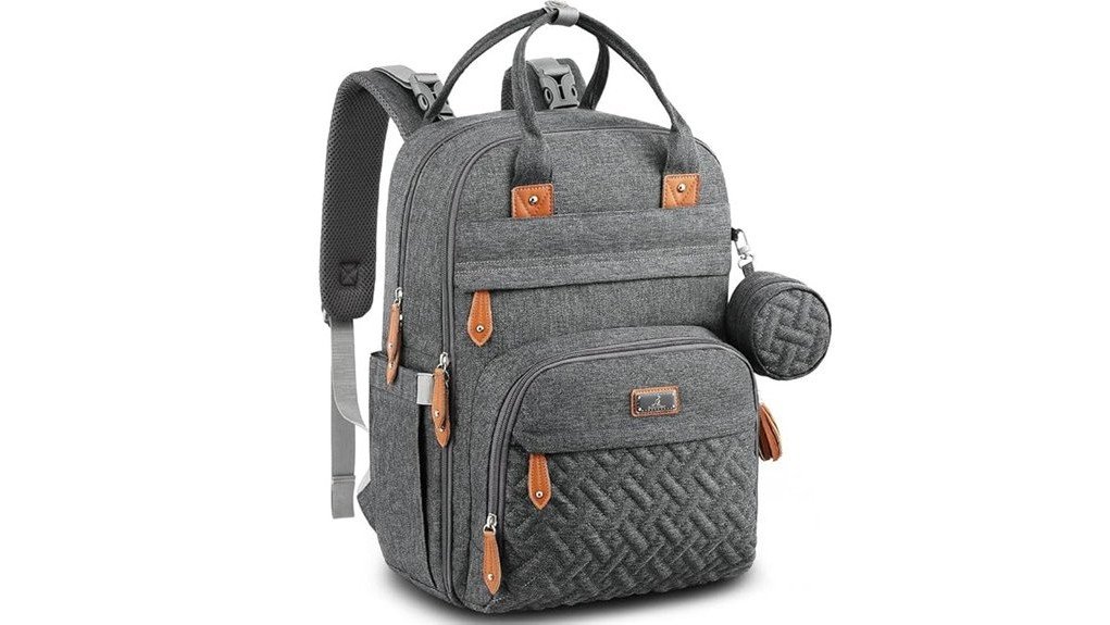 practical stylish diaper backpack