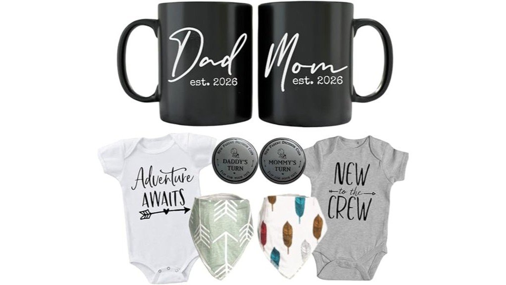 pregnancy gift drinkware set