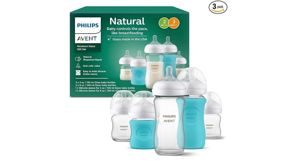 quality glass baby bottle