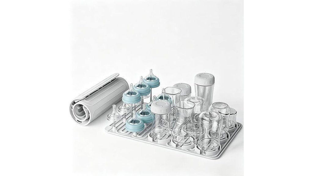 silicone bottle drying mat
