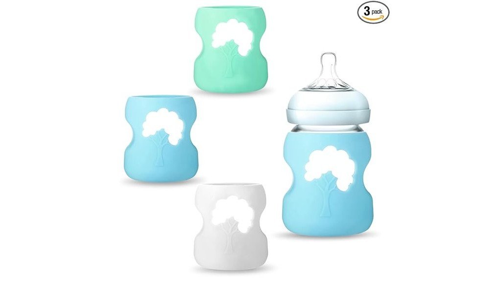silicone sleeve baby bottle protection